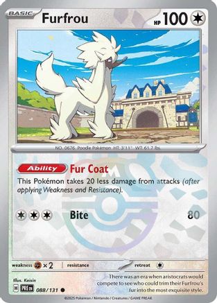 Furfrou (Master Ball Pattern) (088) [SV Prismatic Evolutions] Holofoil - Common