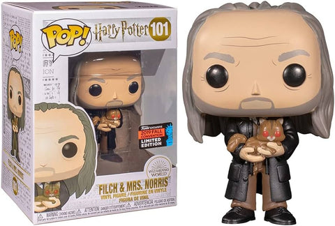 Filch & Mrs. Norris - Wizarding World Harry Potter #101 (2019 Fall Convention)