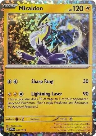 Miraidon (003) [McDonalds Promos 2024] Holofoil - Promo