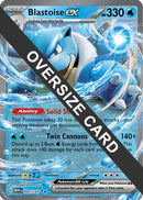 Blastoise ex (009/165) [Jumbo Cards] Holofoil - Double Rare