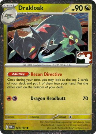Drakloak (129) [Prize Pack Series Cards] Holofoil - Common