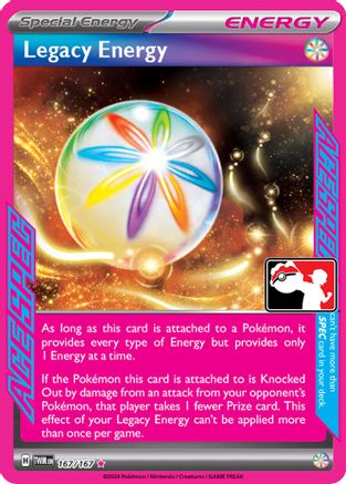 Legacy Energy (167) [Prize Pack Series Cards] Holofoil - ACE SPEC Rare
