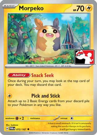 Morpeko - 072-167 (072) [Prize Pack Series Cards] - Uncommon