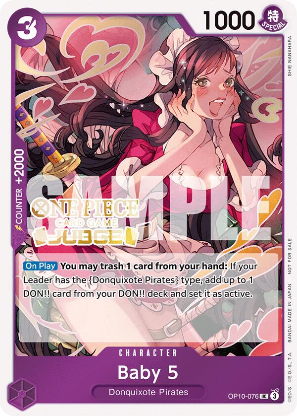 Baby 5 (Judge Pack Vol. 5) [OP-PR - OP10-076]