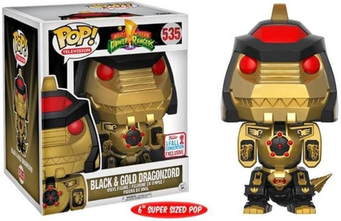 Black & Gold Dragonzord #535 (6 inch) (2017 Fall Convention Exclusive) - The Mighty Morphin Power Rangers
