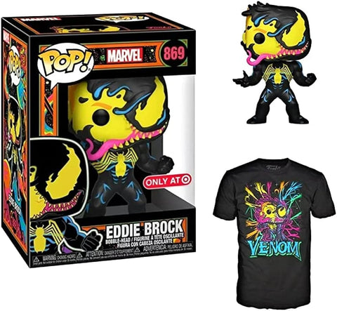 Eddie Brock (Blacklight Pop & Tees) - Marvel #869 (Only At Target)