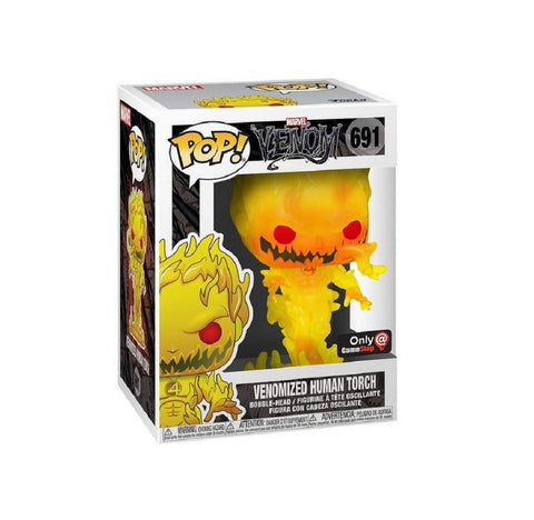 Venomized Human Torch - Marvel Venom #691 (Only At Gamestop)