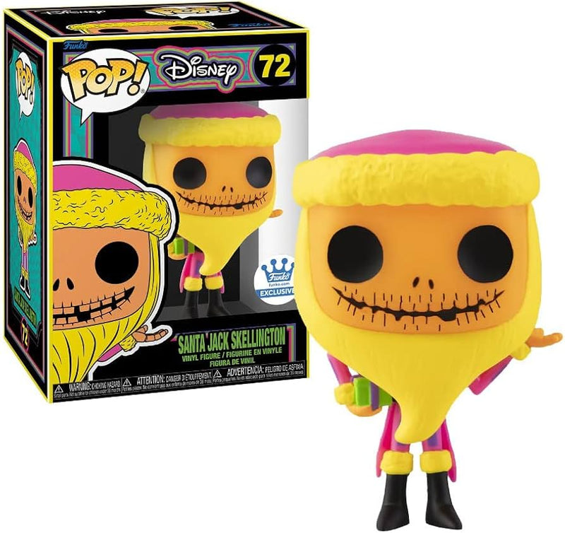 Santa Jack Skellington (Blacklight) - Disney The Nightmare Before Christmas