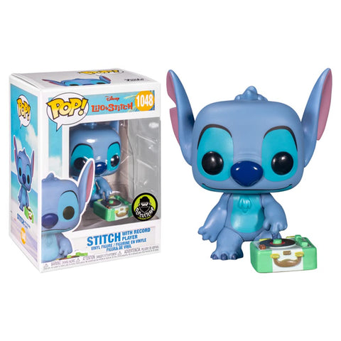 Stitch With Record Player - Disney Lilo & Stitch #1048 (Popcultcha Exclusive)
