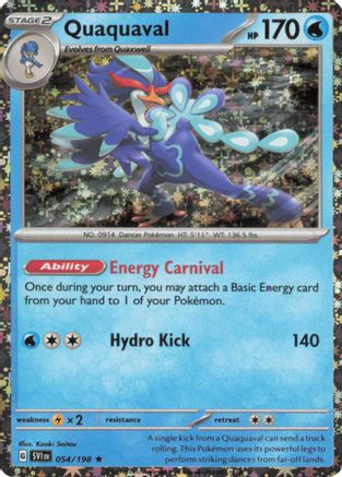 Quaquaval (Sparkle Holo) (054/198) [Miscellaneous Cards & Products] Holofoil - Promo