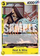 Heat & Wire (OP10-110) - Royal Blood Release Event Cards