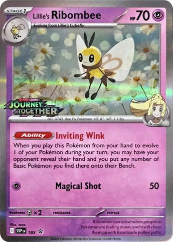 Lillie's Ribombee - 183 (Prerelease) [SVP - 183]