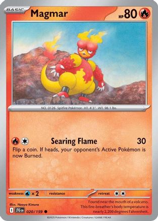 Magmar (020) [SV09 Journey Together] Reverse Holofoil - Common