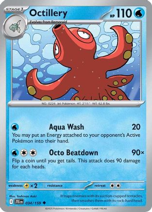 Octillery (034) [SV09 Journey Together] Reverse Holofoil - Uncommon