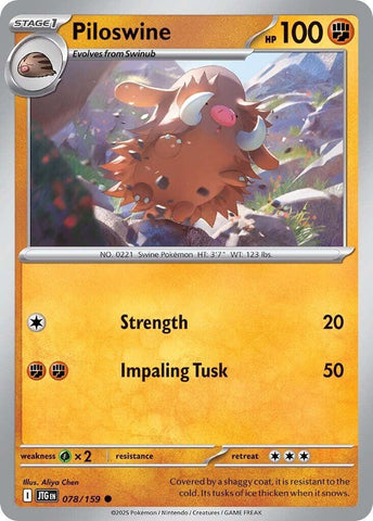 Piloswine [JTG - 078/159]