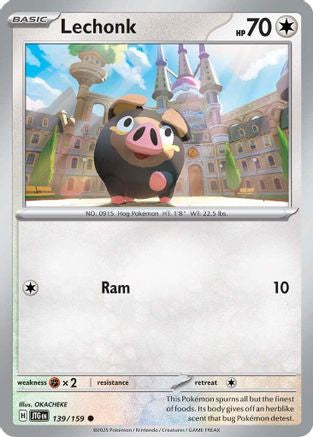 Lechonk (139) [SV09 Journey Together] Reverse Holofoil - Common