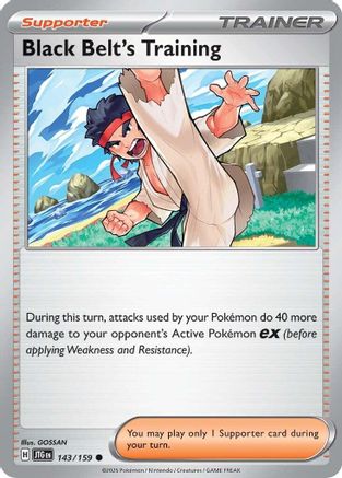 Black Belt's Training (143/159) [SV09 Journey Together] Reverse Holofoil - Common