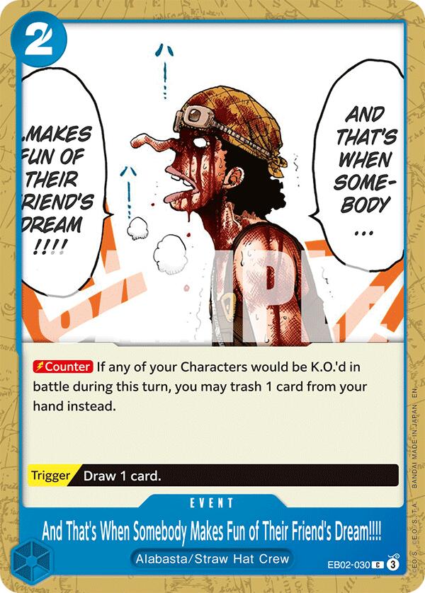 And That's When Somebody Makes Fun of Their Friend's Dream!!!! [EB-02 - EB02-030]