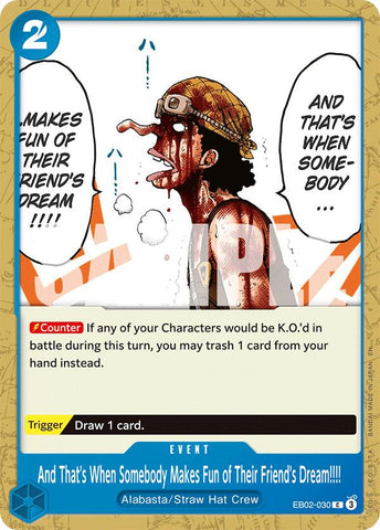 And That's When Somebody Makes Fun of Their Friend's Dream!!!! [EB-02 - EB02-030]