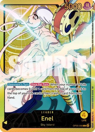 Enel (SP) (OP05-098) - Extra Booster: Anime 25th Collection Foil