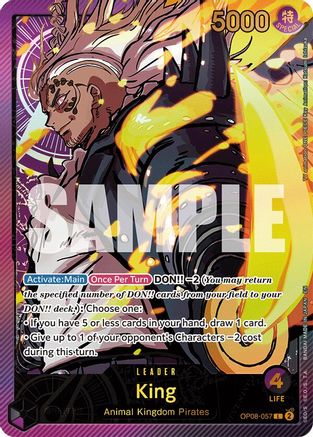 King (SP) (OP08-057) - Extra Booster: Anime 25th Collection Foil