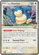 Hop's Snorlax (EB Games) (Cosmos Holo) (117/159) [Miscellaneous Cards & Products] Holofoil - Promo