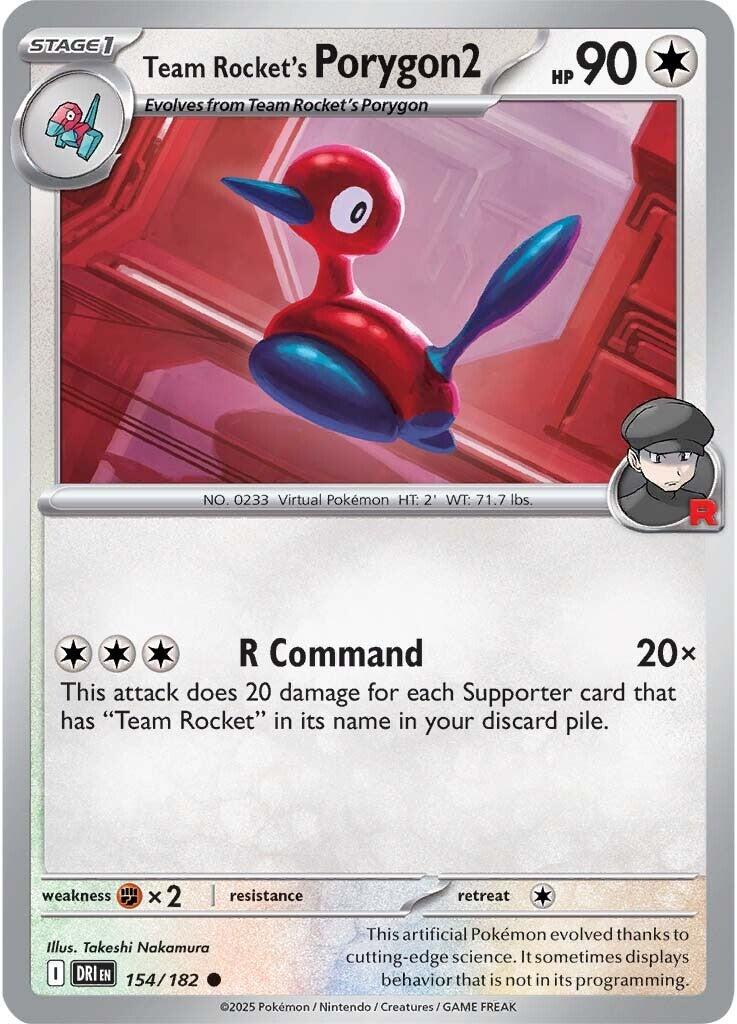 Team Rocket's Porygon2 [DRI - 154/182]