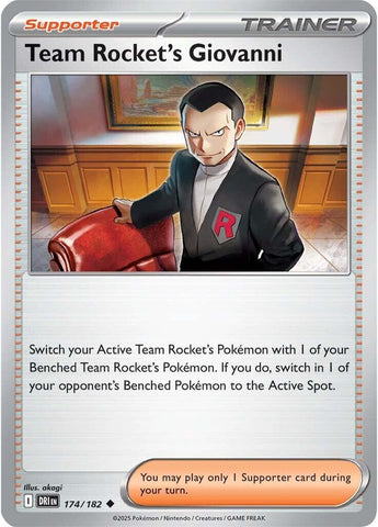 Team Rocket's Giovanni [DRI - 174/182]