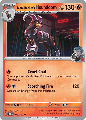 Team Rocket's Houndoom - 038/182 [DRI - 038/182]