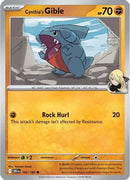 Cynthia's Gible (102) [SV10 Destined Rivals] Reverse Holofoil - Common