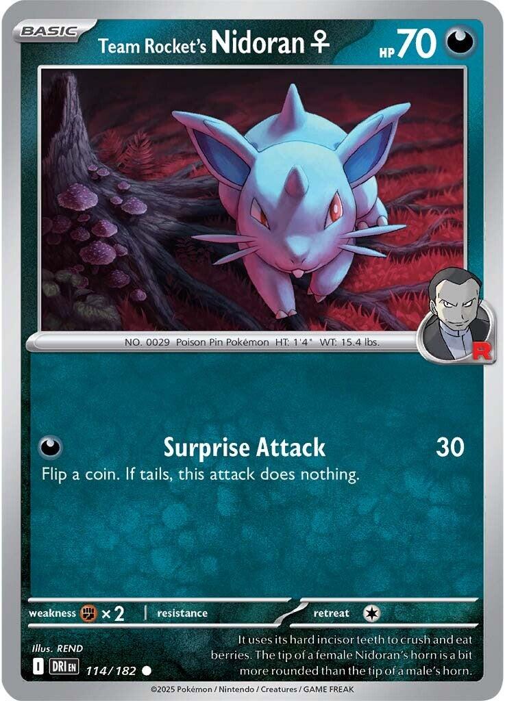 Team Rocket's Nidoran F [DRI - 114/182]