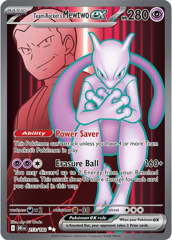 Team Rocket's Mewtwo ex - 213/182 [DRI - 213/182]