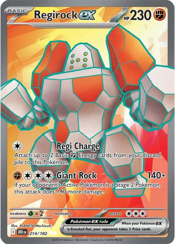 Regirock ex - 214/182 [DRI - 214/182]