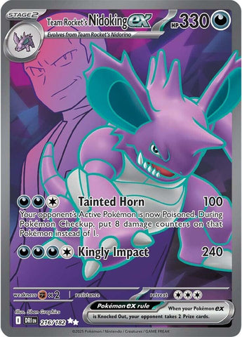 Team Rocket's Nidoking ex - 216/182 [DRI - 216/182]