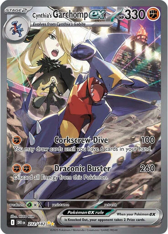 Cynthia's Garchomp ex - 232/182