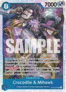 Crocodile & Mihawk (ST25-003) - Starter Deck 25: BLUE Buggy Foil
