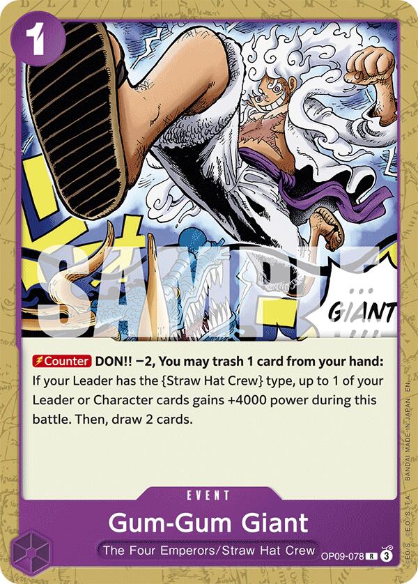 Gum-Gum Giant (Reprint) [ST-26 - OP09-078]