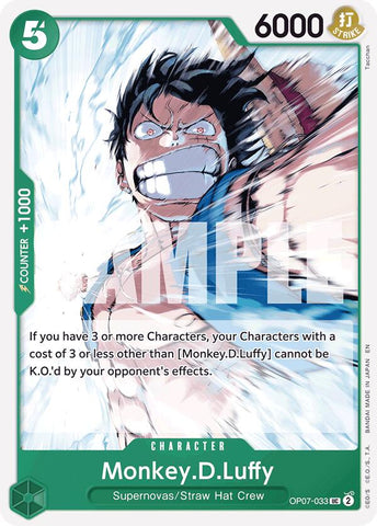 Monkey.D.Luffy (Reprint) [ST-24 - OP07-033]