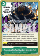 Demonic Aura Nine-Sword Style Asura Demon Nine Flash (Reprint) [ST-24 - OP07-036]