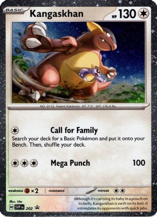 Kangaskhan (Cosmos Holo) (202) [SV Scarlet & Violet Promo Cards] Holofoil - Holo Rare