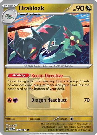 Drakloak (129) [League & Championship Cards] Reverse Holofoil - Promo