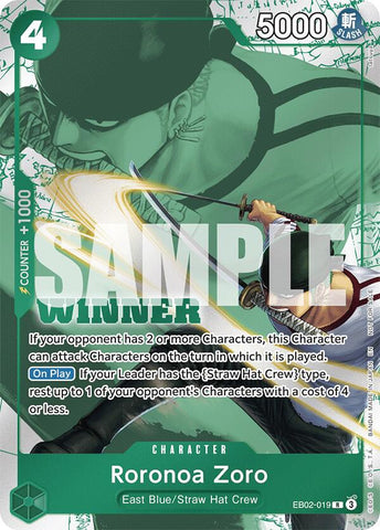 Roronoa Zoro (Winner Pack 2025 Vol. 3)