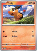 Tepig (011) [SV White Flare] Holofoil - Common