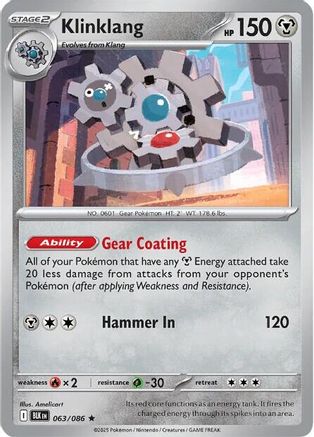 Klinklang (063) [SV Black Bolt] Reverse Holofoil - Rare