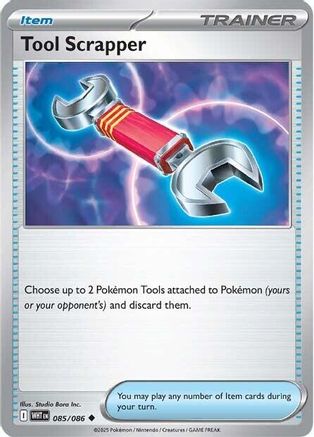Tool Scrapper (085) [SV White Flare] Reverse Holofoil - Uncommon