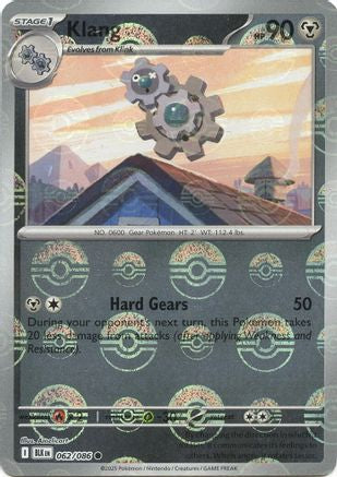 Klang (Poke Ball Pattern) (062) [SV Black Bolt] Holofoil - Common