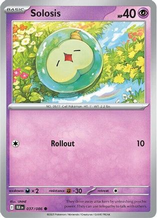 Solosis (037) [SV Black Bolt] Holofoil - Common