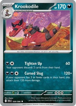 Krookodile (059) [SV Black Bolt] Holofoil - Uncommon