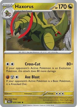 Haxorus (070) [SV Black Bolt] Reverse Holofoil - Rare
