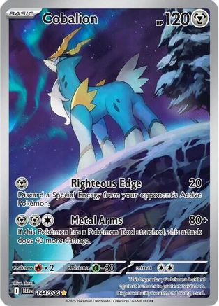 Cobalion (144/086) [SV Black Bolt] Holofoil - Illustration Rare